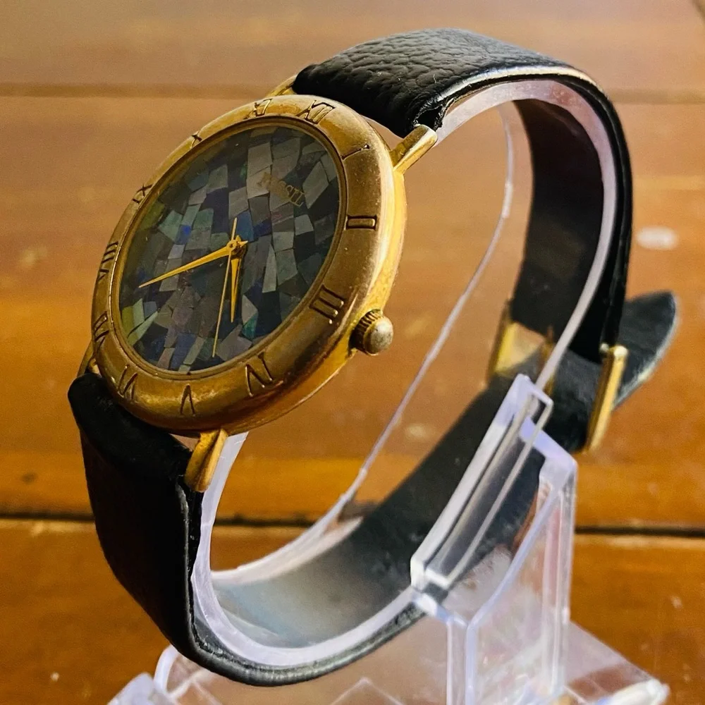 1994 ABALONE SHATTERED FOSSIL WATCH SC-5489